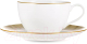 Чашка с блюдцем Narumi Сверкающее золото / NAR-51989-2831/1217 - 