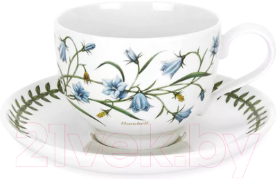 Чашка с блюдцем Portmeirion Ботанический сад Колокольчик / PRT-BG04557-29