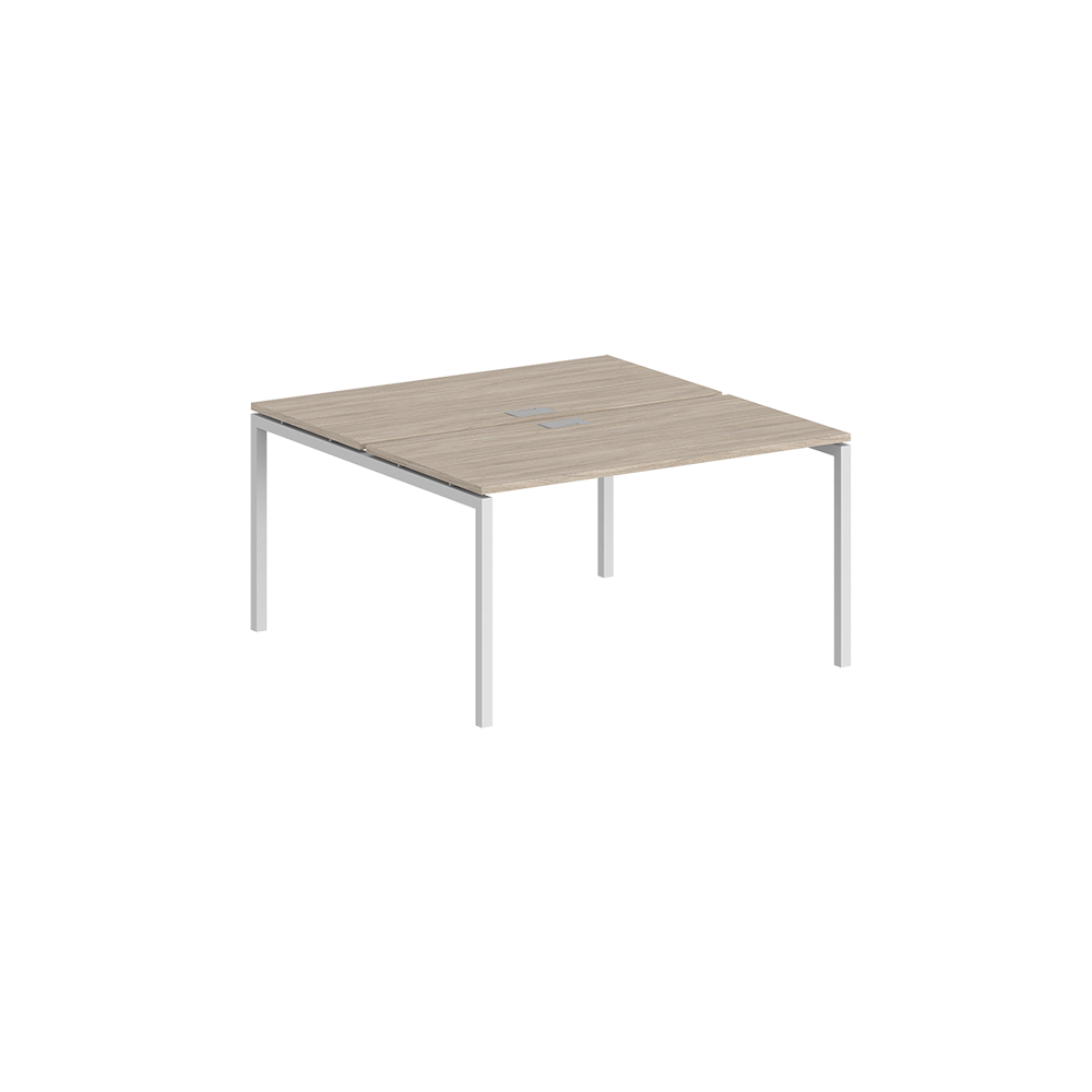 Комплект письменных столов Norden 140x163.8x75 / SG.248.OL.44.WH (белый/дуб светлый)