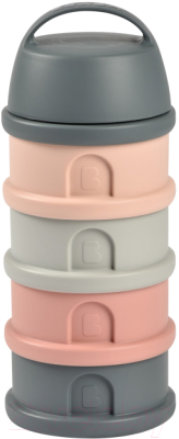 Набор контейнеров для детского питания Beaba Boite Doseuse Minera Grey/Pink 911713