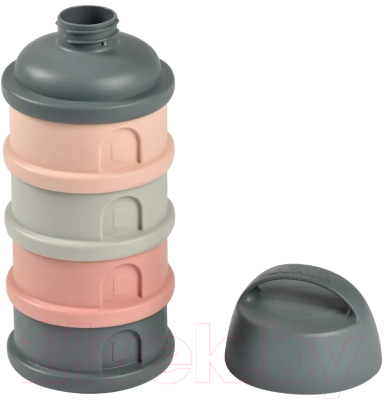 Набор контейнеров для детского питания Beaba Boite Doseuse Minera Grey/Pink 911713