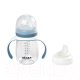 Миниатюра изображения товара Поильник Beaba 2 In 1 Learning Cup 913477 (210мл, Windy Blue)