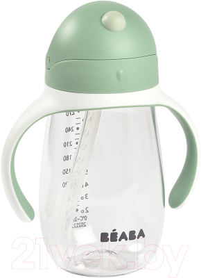 Изображение товара Поильник Beaba Tasse Paille 913533 (300мл, Vert)