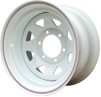 

Штампованный диск, Navara/Pathfinder 16x8" 6x114.3мм DIA 66.1мм ET 0мм