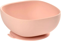 Тарелка для кормления Beaba Bol Silicone 913440 (Ventouse Pink) - 