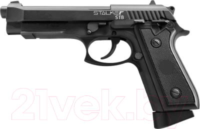 Пистолет пневматический Stalker STB Beretta 92 (металл, блоубэк, кал. 4.5мм)