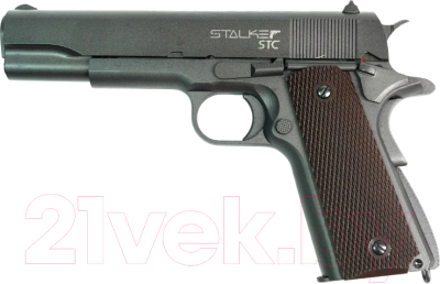 Пистолет пневматический Stalker STC Colt 1911 (металл, блоубэк, кал. 4.5мм)