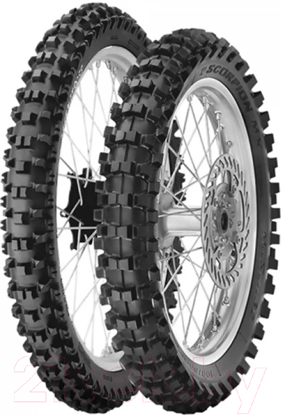 Мотошина передняя Pirelli Scorpion XC Mid Soft 80/100R21 51R TT MST