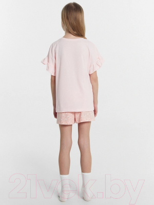 Пижама детская Mark Formelle 567744 (р.110-56, розовое облако/цветочки на розовом)