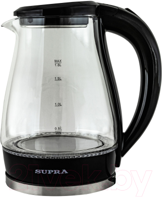 Изображение товара Электрочайник Supra KES-1855G (черный/прозрачный)