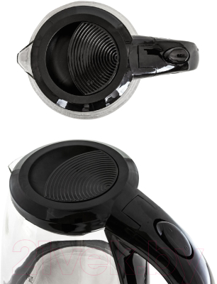 Изображение товара Электрочайник Supra KES-1855G (черный/прозрачный)