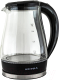 Миниатюра изображения товара Электрочайник Supra KES-1855G (черный/прозрачный)