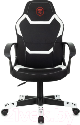 Кресло геймерское Бюрократ Zombie 100 (черный/белый)