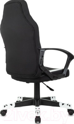 Кресло геймерское Бюрократ Zombie 100 (черный/белый)