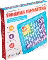 Развивающий игровой набор Zabiaka IQ Таблица Пифагора / 10133737 - 