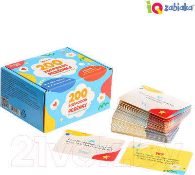 Настольная игра Zabiaka IQ 200 вопросов ребенку / 10417485