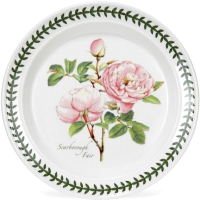 Тарелка закусочная (десертная) Portmeirion Ботанический сад Розы Скаборо розовая роза / PRT-BR05092-4 - 