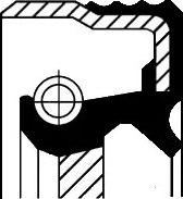 Сальник КПП Corteco 01020045B