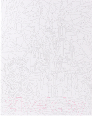 Изображение товара Картина по номерам Школа талантов Замок с единорогом / 10524525