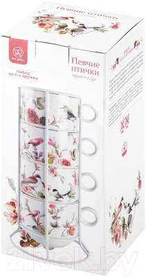 Изображение товара Набор кружек Elan Gallery Певчие птички / 730798