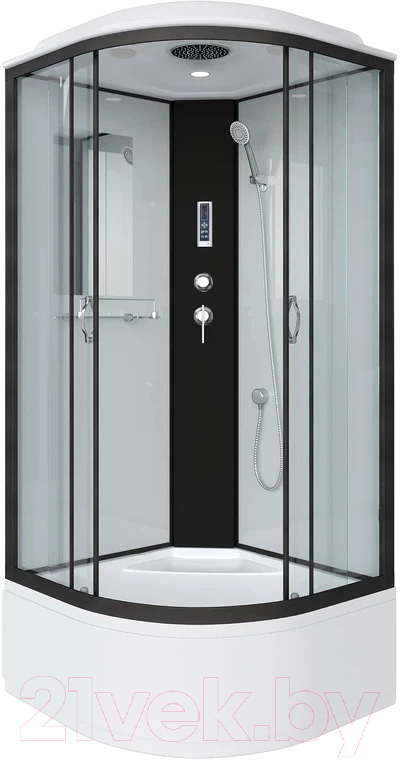 Душевая кабина Niagara NG-6709-14P 100x100x215 (прозрачное стекло/черный)
