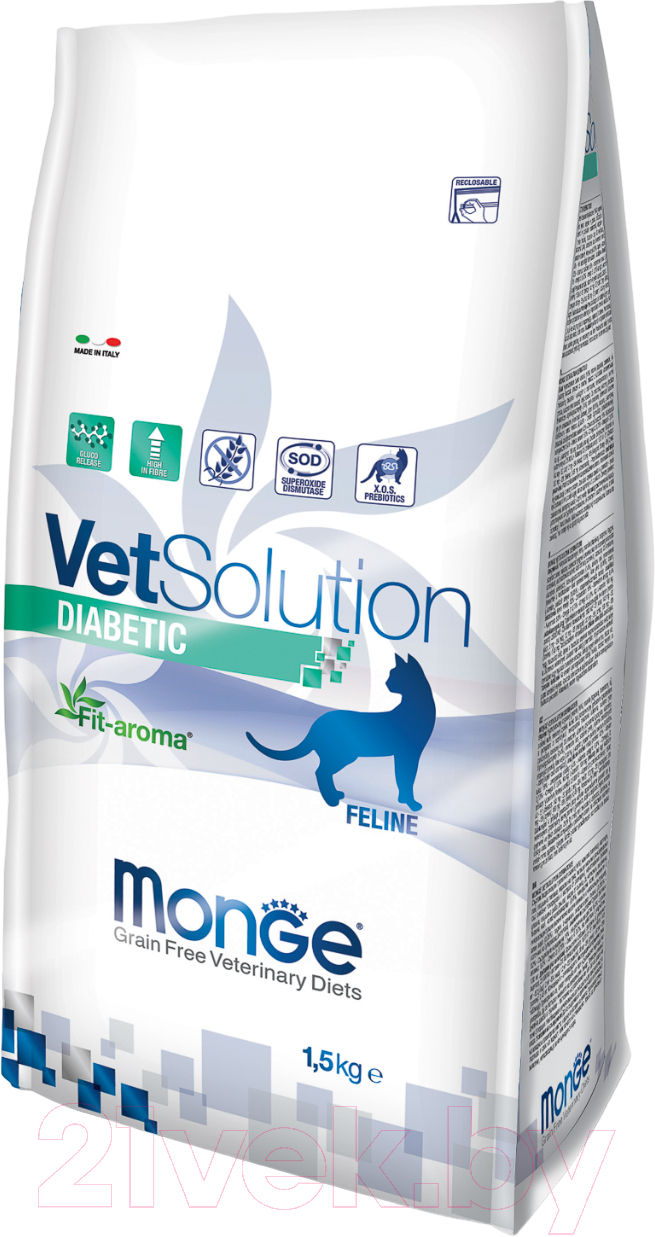 Сухой корм для кошек Monge Vet Solution Diabetic