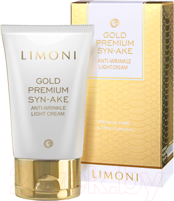 Крем для лица Limoni Gold Premium Syn-Ake Anti-Wrinkle Light Cream (50мл)