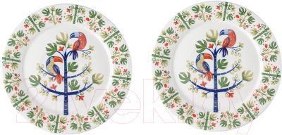 Набор тарелок Liberty Jones Birds of Paradise. Toucan / LJ0000315 (2шт)