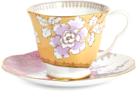 Чашка с блюдцем Wedgwood Бабочки и цветы / WGW-5C107800045 - 