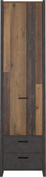 Шкаф Black Red White Kristoff REG1D2S (матера/старый стиль)