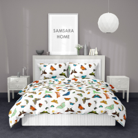 Комплект постельного белья Samsara Home Бабочки 2сп Сат200ц-2 - 