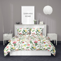 Комплект постельного белья Samsara Home Английская роза Евро Сат220ц-1 - 