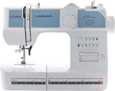 Изображение товара Швейная машина Jaguar LX-200  (белый/голубой)