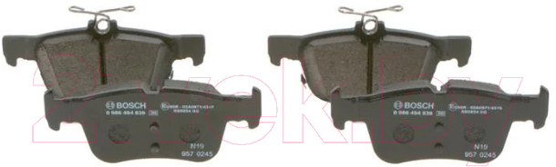 Тормозные колодки Bosch 0986494839