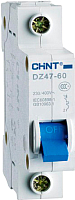 Выключатель автоматический Chint DZ47-60 1P 4A 4.5kA D / 188037 - 