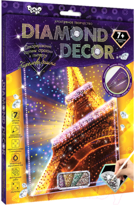 Набор алмазной вышивки Danko Toys Diamond Decor. Эйфелева башня / DD-01-01