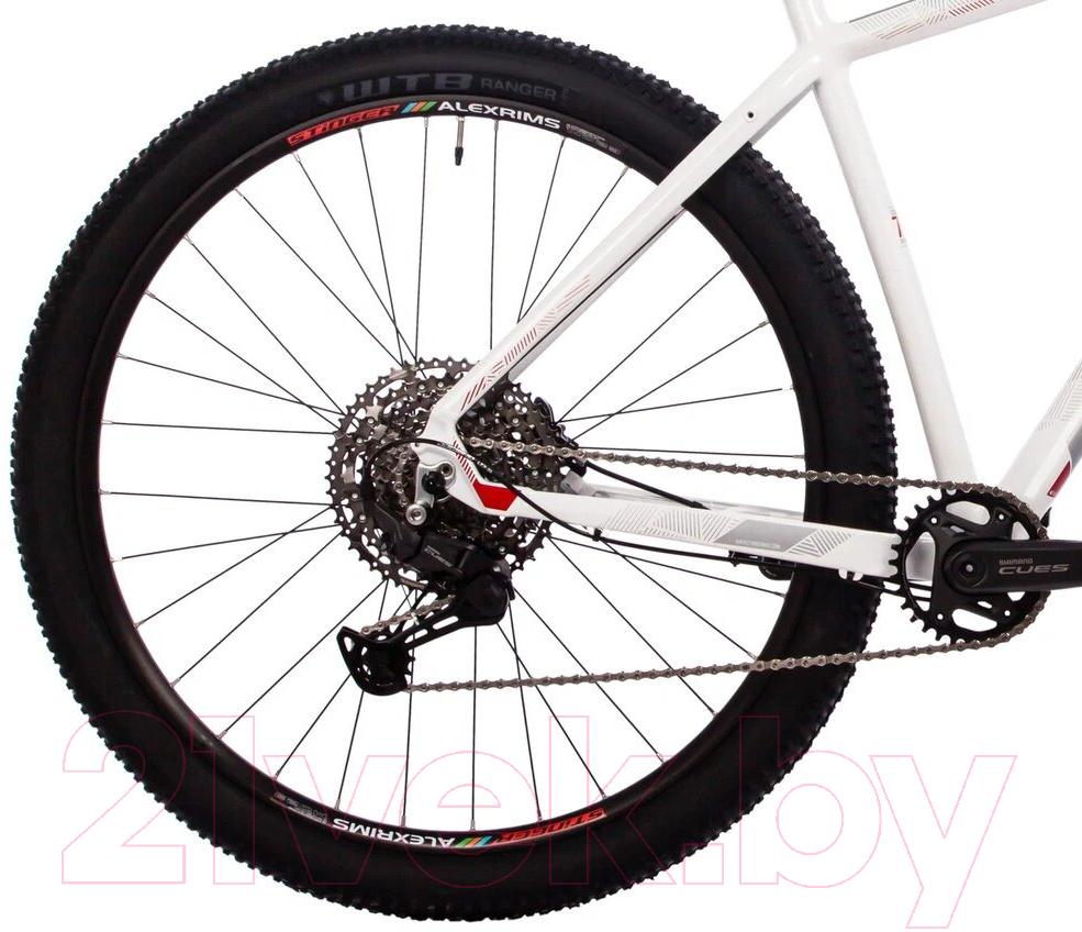 Велосипед Stinger 29 Reload Evo 29AHD.RELOEVO.20WH4 (20, белый) — фото 6