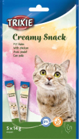 Лакомство для кошек Trixie Creamy Snacks курица без глютена и сахара (5x14г) - 