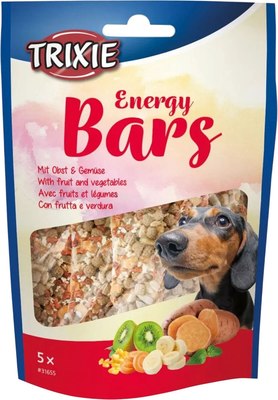 

Лакомство для собак, Energy Bars пластинки с овощами, фруктами и курицейй