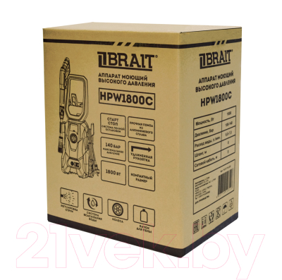 Мойка высокого давления Brait HPW 1800C