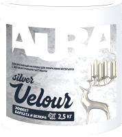 Штукатурка декоративная Aura Dekor Velour Silver (1кг) - 