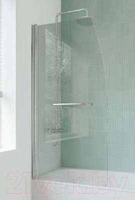 Стеклянная шторка для ванны Taliente 150x75 / TA-7515CP (прозрачное стекло)