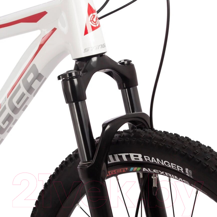 Велосипед Stinger 27.5 Reload Evo 27AHD.RELOEVO.18WH4 (18, белый) — фото 5