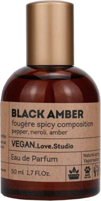Парфюмерная вода Delta Parfum Vegan Love Studio Black Amber (50мл)