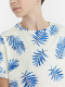 Миниатюра изображения товара Футболка детская Mark Formelle 113421 (р.116-60, пальмовые листья на молочном)