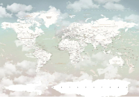 Фотообои листовые Citydecor Детская Карта мира 358 (200x140см) - 