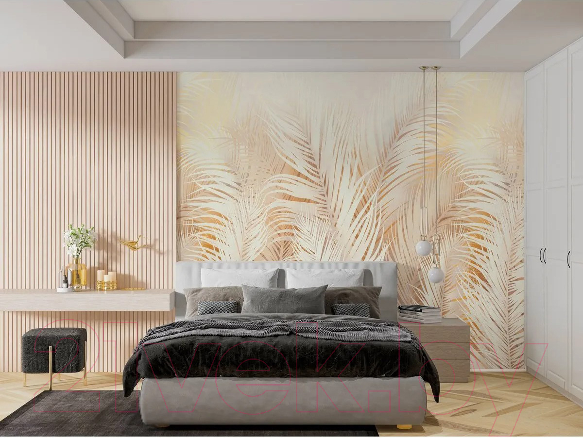 Фотообои листовые Citydecor Пальмовые листья Air 69 (200x140см) — фото 3