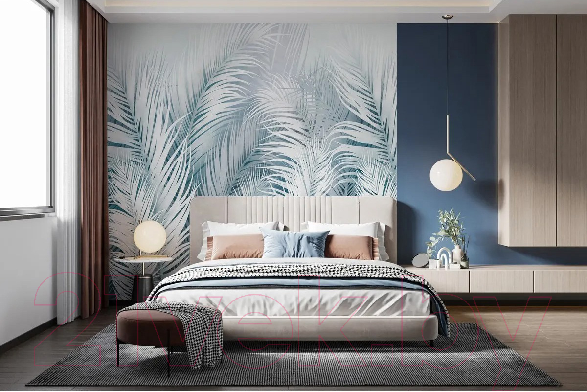Фотообои листовые Citydecor Пальмовые листья Air 75 (200x140см) — фото 3