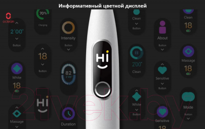 Изображение товара Звуковая зубная щетка Oclean X Pro Elite Y2087 (серый)