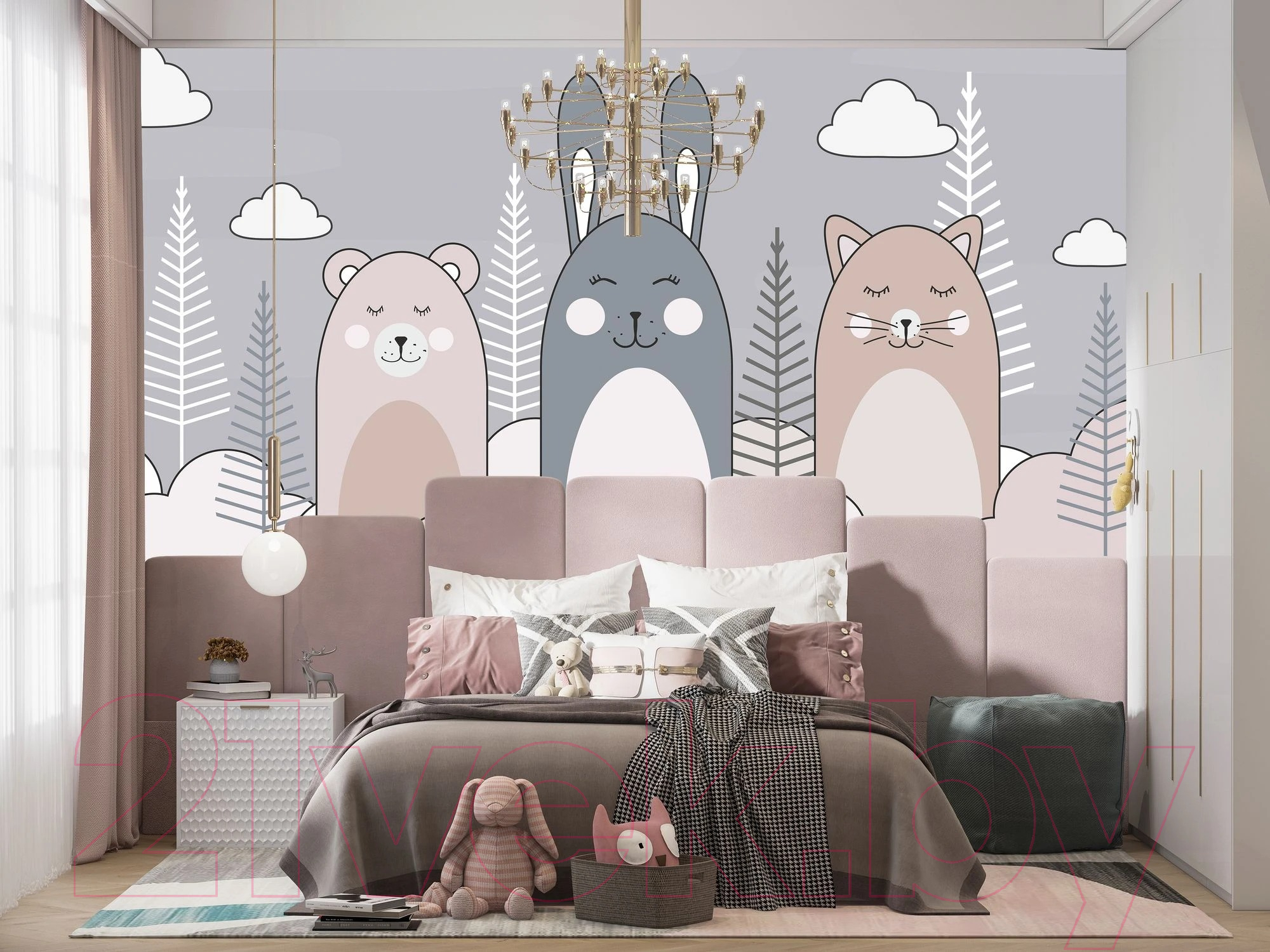 Фотообои листовые Citydecor Cute & Lovely 10